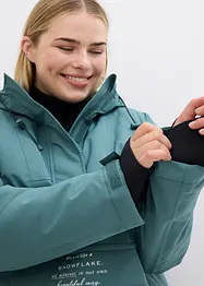 Veste de ski pratique avec doublure polaire, imperméable, oversize, bonprix