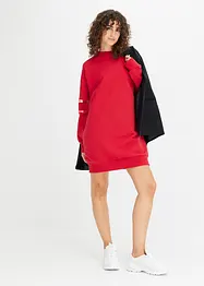 Robe en molleton à empiècements en mesh, bonprix