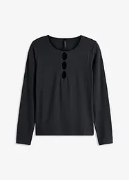 Langarmshirt mit Cut-Outs, bonprix