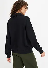 Sweat-shirt à col en V, bonprix