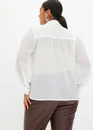 Chiffon-Bluse mit Schluppe, bonprix