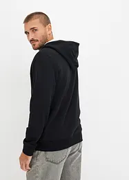 Sweat zippé à capuche avec doublure thermique, bonprix