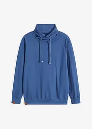 Schalkragen-Sweatshirt aus reiner Bio-Baumwolle, bonprix