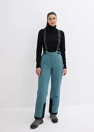 wasserdichte Ski Funktions-Thermohose mit abnehmbaren Trägern, bonprix