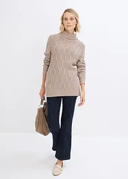 Zopfstrickpullover, bonprix