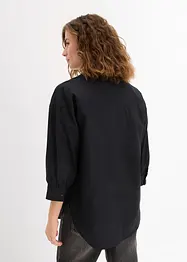 Chemisier oversize en coton à manches 3/4, bonprix