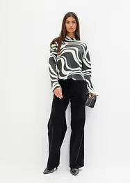 Kuschel-Rippshirt, bonprix