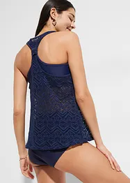 Tankini (ens. 2 pces) en dentelle, bonprix
