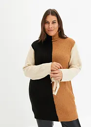 Pull long tricolore, bonprix