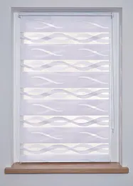 Jacquard Doppelrollo zweifarbig, bonprix