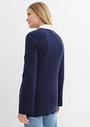 Pull long en fine maille avec longues fentes latérales, bonprix