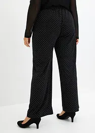 Pantalon en jersey avec strass, bonprix