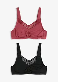 Lot de 2 brassières Feel Comfort en matière douce, bonprix