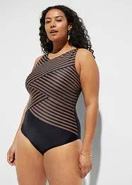 Maillot 1 pièce sculptant, maintien modéré, bonprix