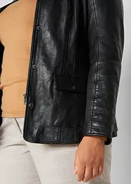 Veste en cuir nappa d’agneau, bonprix