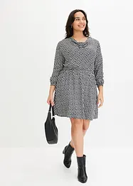 Robe en crêpe texturé, bonprix