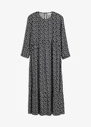 Robe midi en crêpe texturé, bonprix