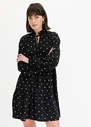 Robe-tunique en crêpe texturé, bonprix