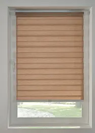 Store double sans chaînette effet lin, bonprix