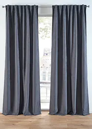 Abdunkelnde Vorhänge mit Struktur (2er Pack), bonprix