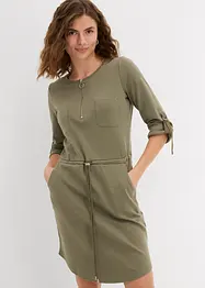 Shirtkleid aus schwerer Baumwolle, bonprix