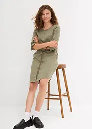 Shirtkleid aus schwerer Baumwolle, bonprix