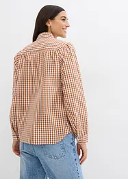Oversize-Bluse mit Puffärmeln, bonprix