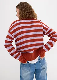 Boxy-Pullover in Ajour-Strick, bonprix