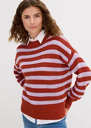 Boxy-Pullover in Ajour-Strick, bonprix