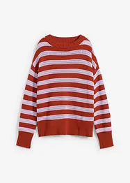 Boxy-Pullover in Ajour-Strick, bonprix