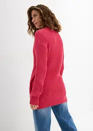 Strickjacke aus Rippstrick, bonprix