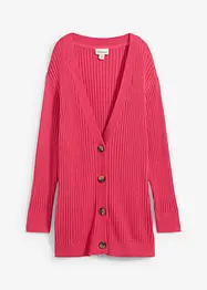 Strickjacke aus Rippstrick, bonprix