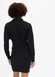 Hemdblusenkleid mit Knotendetail, bonprix