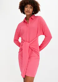 Robe-chemise à détail nœud, bonprix