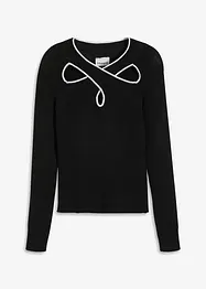 Kurzer Feinstrickpullover, bonprix