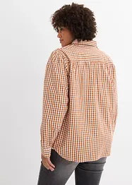 Blouse oversize à carreaux, bonprix