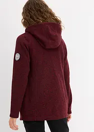 Veste polaire tricotée à capuche, bonprix