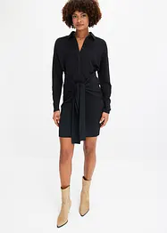 Robe-chemise à détail nœud, bonprix