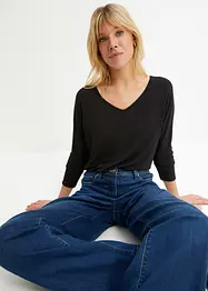 Oversized-Shirt aus fließender Viskose, bonprix