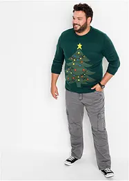 Relaxed Fit Cargohose aus reiner Baumwolle, Straight, bonprix