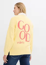 Sweat oversize en coton, bonprix