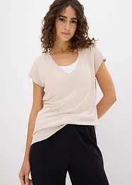 T-shirt en viscose douce, bonprix