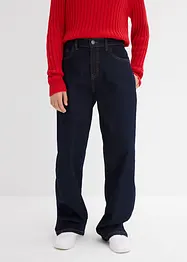 Wide-Leg-Jeans Mid Waist, bonprix