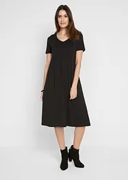 Robe en jersey de coton, longueur midi, bonprix