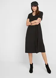 Robe en jersey de coton, longueur midi, bonprix