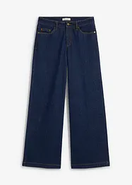 Wide-Leg-Jeans, Mid Waist, Full Length, bonprix