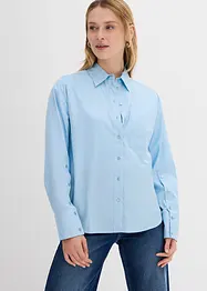 Oversize-Bluse aus reiner Bio-Baumwolle, bonprix