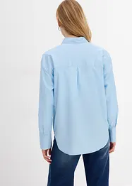 Oversize-Bluse aus reiner Bio-Baumwolle, bonprix