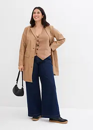 Jean large taille mi-haute, longueur sol, bonprix