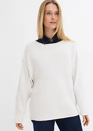 Oversize-Pullover mit Fledermausärmeln, bonprix